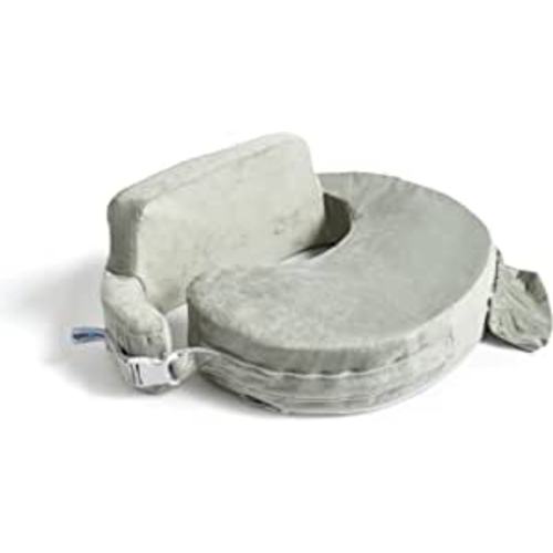 Amazon.com : My Brest Friend Super Deluxe Nursing Pillow for Breastfeeding and Bottlefeeding with Lumbar Support, Convenient Pocket and Removable Slipcover, Platinum : Baby