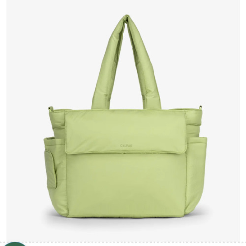 Calpak Diaper Tote Bag with Laptop Sleeve - LIME