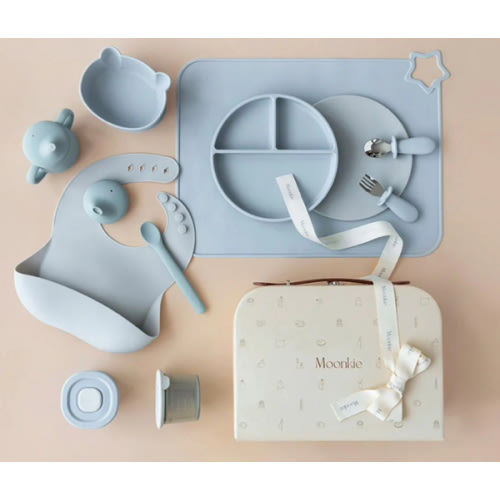 First Bites Gift Set (Ether/Sky Blue)