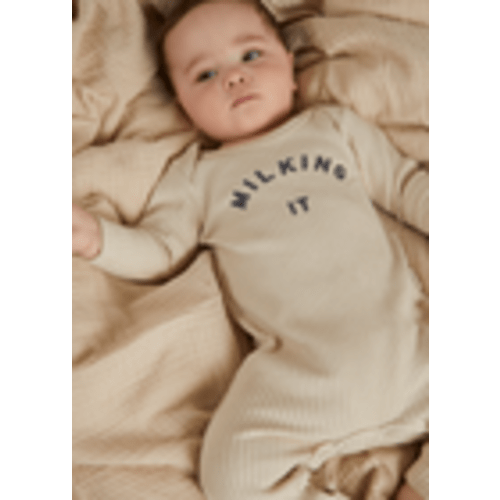 Milking It ® Organic Cotton Sleepsuit Onesie Babywear – Claude & Co