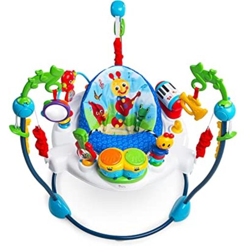 Baby Einstein Neighborhood Symphony Activity Jumper Infant Entertainer with Lights and Melodies, Age 6 months +, Max weight 25 lbs., Unisex