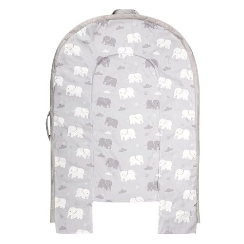 TANOFAR Baby Lounger Cover, Soft Cotton Newborn Nest Cover, Grey Elephant