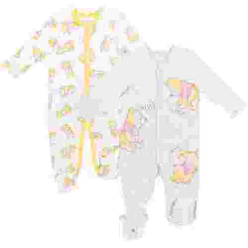 Disney Winnie the Pooh Newborn Baby Boys 2 Pack Snap Sleep N' Plays Newborn to Infant