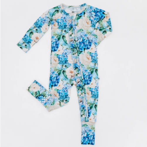 Bums & Roses - Once in a Blue Bloom Convertible Ruffle Romper