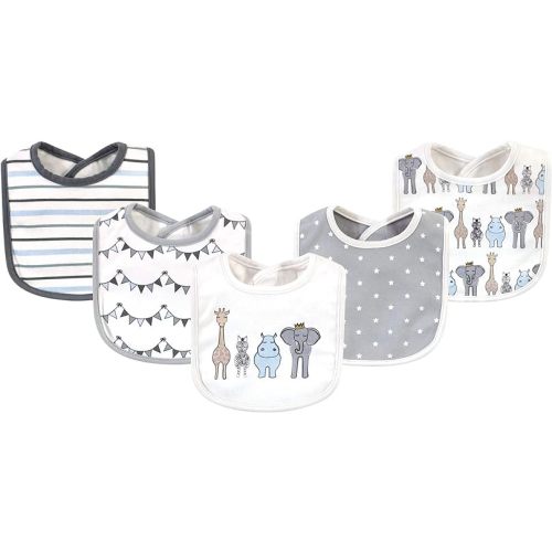 Hudson Baby Unisex BabyCotton Bibs