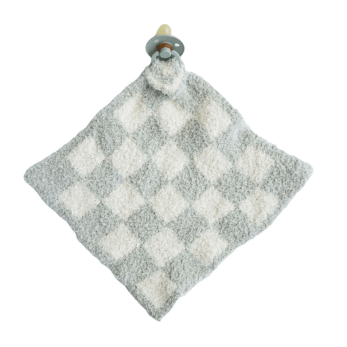 CuddleLane™ Luxe Lovey | Sage Check – Caden Lane