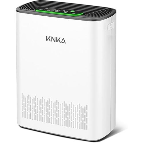 KNKA Air Purifiers for Home Large Room Bedroom Up to 2325 Ft², Washable Filters, Air Quality Monitor, Turbo Mode, Auto & Sleep Modes, HEPA Air Cleaner for Smoke, Dust, Pet Hair, Pollen (APH3000)