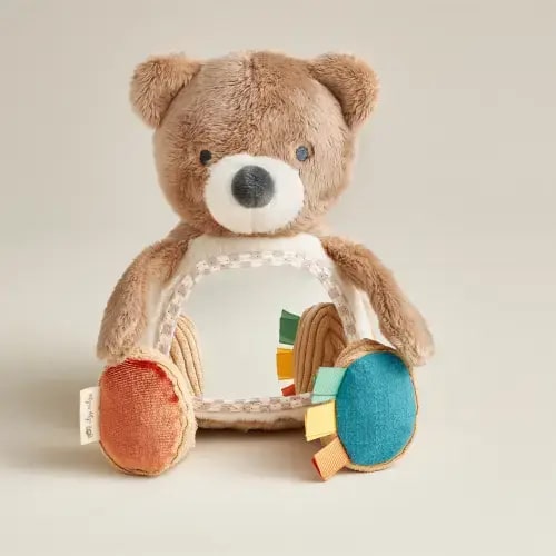 Itzy Ritzy Sensory Tummy Time Mirror Bear