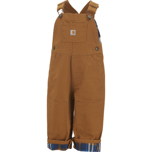 Carhartt Flannel-Lined Bib Overalls for Babies