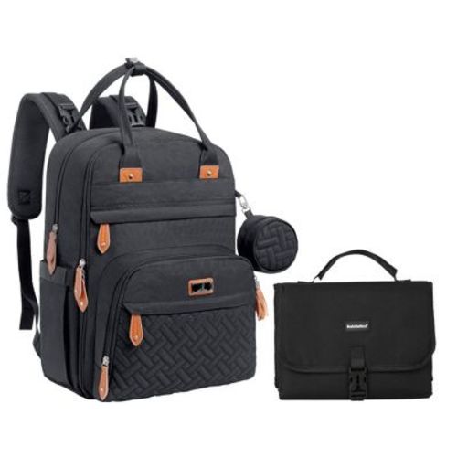 BabbleRoo Original Unisex Polyester Diaper Bag & Changing Pad Set