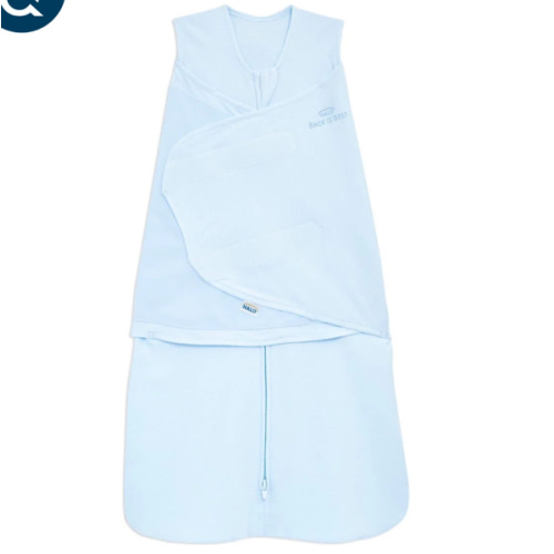 Baby Blue Cotton Baby Swaddle | HALO