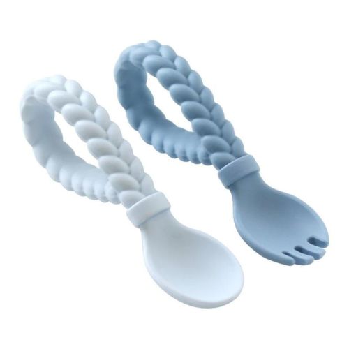 Itzy Ritzy Silicone Spoon & Fork Set
