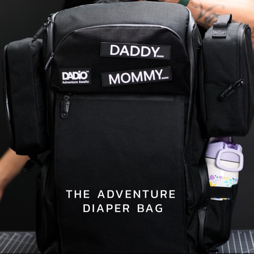 The Adventure Diaper Bag Backpack™ Black – Dadio LLC