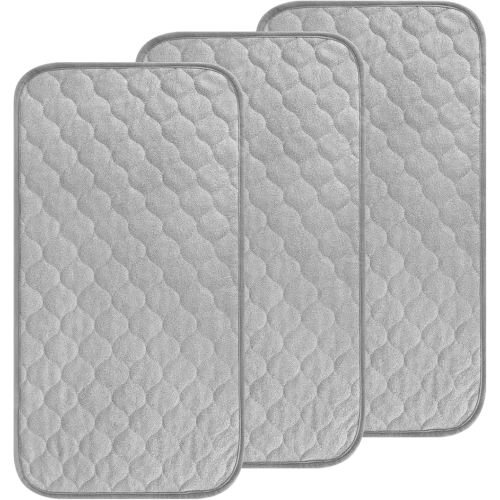 Accmor 3 Pack Waterproof Changing Pad Liners, Reusable Portable Diaper Changing Pad Covers