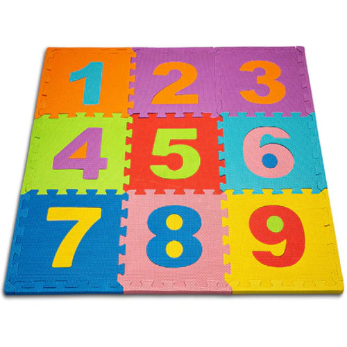 ToyVelt Interlocking Puzzle Floor Foam Playmat | 12x12 10 Tiles - Interlocking Number Play Mat – Educational Large Puzzle Foam Floor Tiles for Crawling, Exercise, Playroom, Play Area | Wayfair