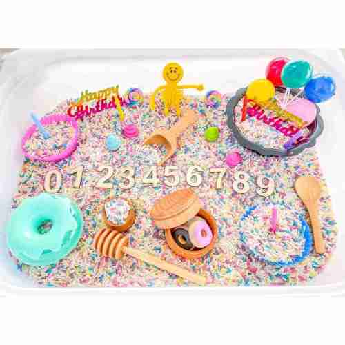 Birthday Sensory Bin