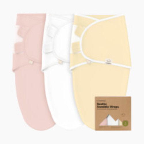 KeaBabies Soothe Swaddle Wraps (3 Pack) - Daffodil, One Size, 3