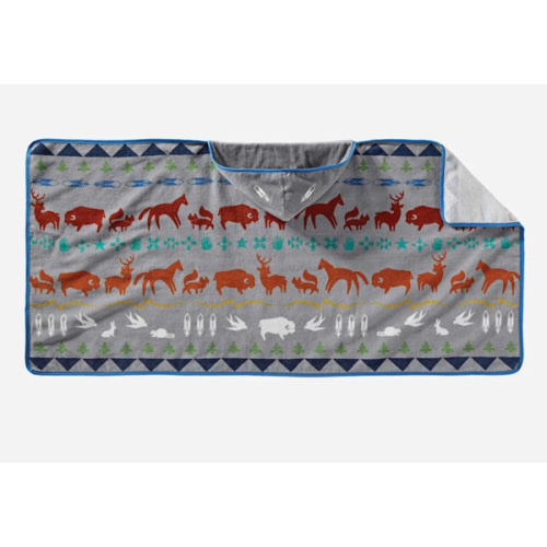 SHARED PATHS HOODED TOWEL