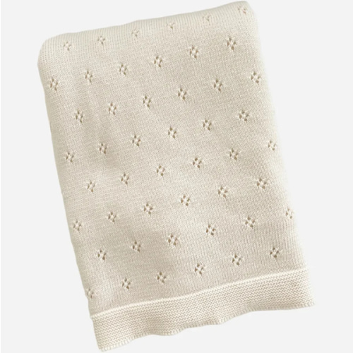 Organic Cotton Heirloom Pique Blanket