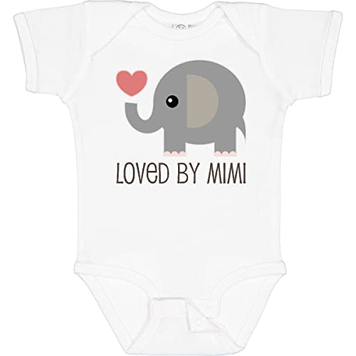 inktastic Loved By My Mimi Grandchild Baby Bodysuit