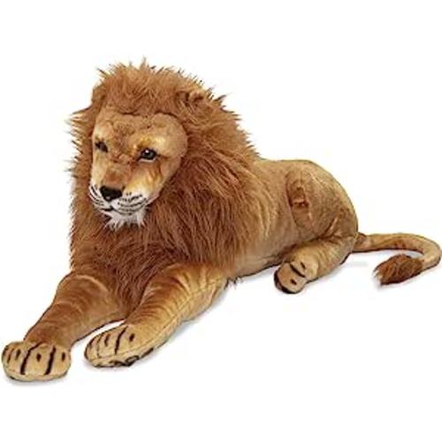 Melissa & Doug Giant Lion - Lifelike Stuffed Animal (over 6 feet long)