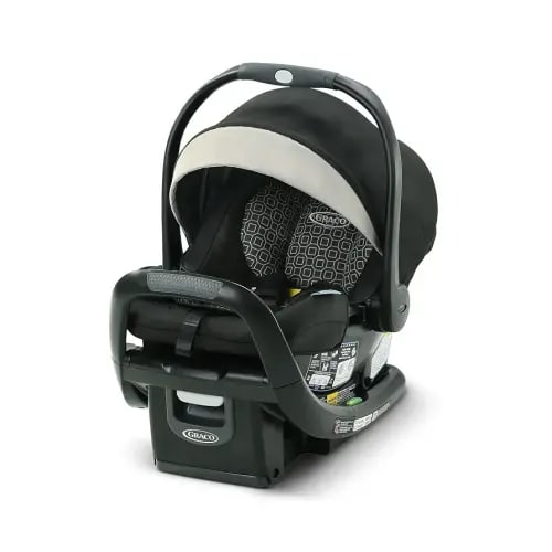 Graco SnugRide SnugFit LX Infant Car Seat, Anti-Rebound Bar for Extra Safety, SnugLock Easy Install, 1-Hand Adjustable Handle, No-Rethread Harness, Baby Car Seat, Pierce