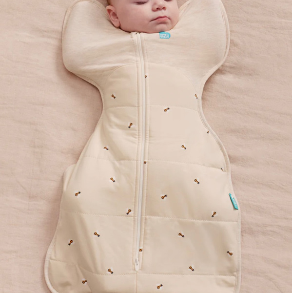 Swaddle Up™ 2.5 TOG Cotton Oatmeal Bees
