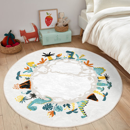 Land Of Dinosaurs Washable Children’s Rug