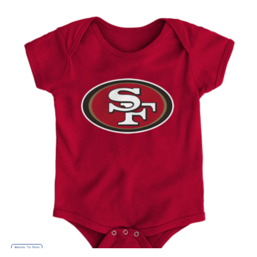 Newborn & Infant San Francisco 49ers - SCARLET