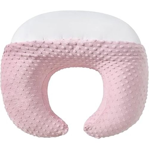 Upgraded Plus Size Nursing Pillow and Positioner, Baby Nursing Pillow for Breastfeeding and Bottle Feeding, Breast Feeding Pillows for Mom, Removable Nursing Pillow Cover