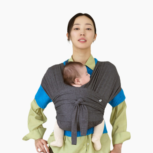 Konny Baby Wrap Carrier Flex SoftBreeze - Charcoal, Xs-Xl