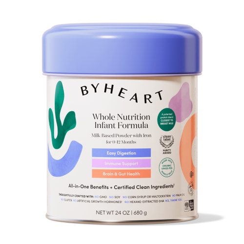ByHeart Whole Nutrition Powder Infant Formula for 0-12 Months, 24 oz Canister