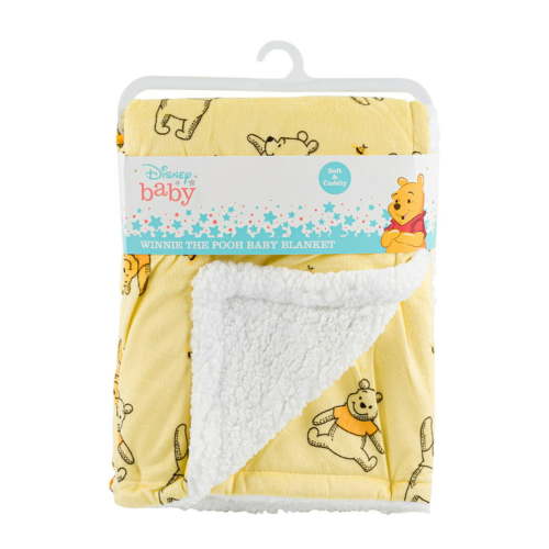Disney Winnie The Pooh Sherpa Baby Blanket 30" x 40" Unisex