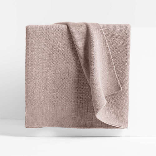 Calda Chantilly 70"x55" Moody Mauve Throw Blanket