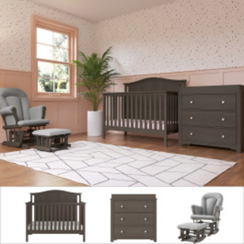 Hampton Arch Top 3-Piece Nursery Set