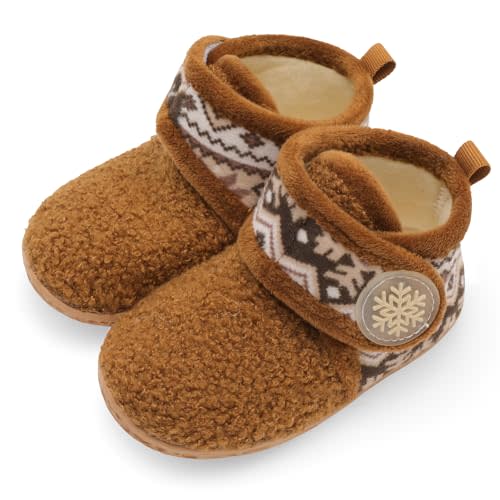 FEETCITY Baby Booties Girls Boys Infant Slippers First Walkers Shoes Warm Socks Newborn Crib Shoes
