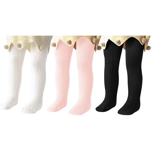 Century Star Baby Tights Toddler For Girls Solid Knit Socks Soft Cotton Infant Leggings Warm Stockings Newborn Pants