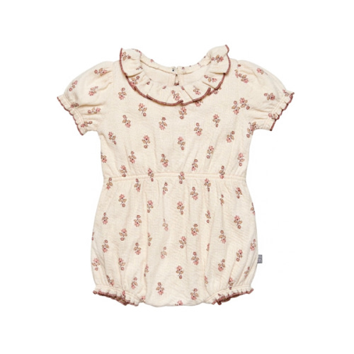 Modern Moments Baby Girl Ruffled Bubble Romper, Cotton, Size 6-9 Month
