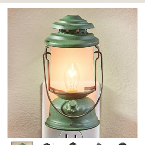 Woodland Lantern Nightlight | Black Forest Decor