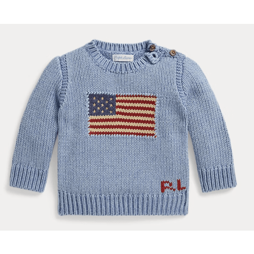 Heathered Iconic Flag Sweater