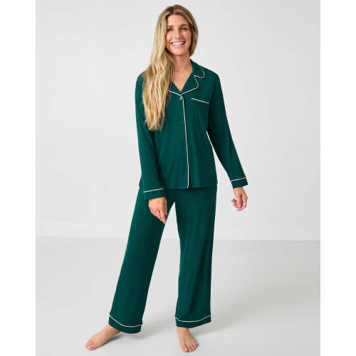 Emerald Women's Long Sleeve Pajama Set | Little Sleepies