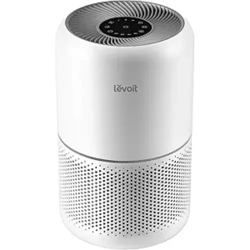 LEVOIT Air Purifier for Home Allergies Pet Hair in Bedroom, Covers Up to 1073 ft² by 56W High Torque Motor, AHAM VERIFIDE, 3-in-1 Filter with HEPA Sleep Mode, Remove Dust Smoke Odor, Core300-P, White