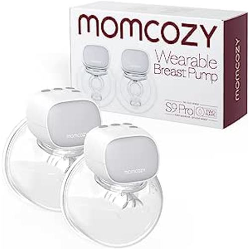 Amazon.com : Momcozy Hands Free Breast Pump S9 Pro Updated, Wearable Breast Pump of Longest Battery Life & LED Display, Double Portable Electric Breast Pump with 2 Modes & 9 Levels - 24mm, 2 Pack Gray : Baby
