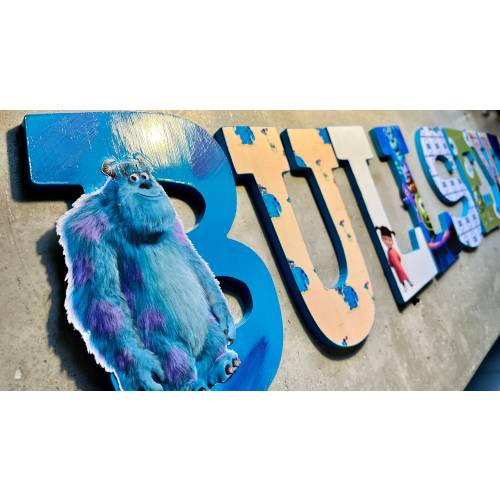 Monster Inc. Lettering (Pricing Per Letter)