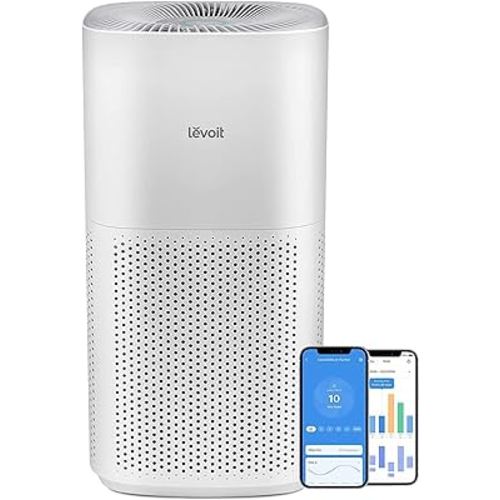Amazon.com: LEVOIT Air Purifiers for Home Large Room, Covers Up to 3175 Sq. Ft, Smart WiFi and PM2.5 Monitor, Hepa Filter Captures Particles, Smoke, Pet Allergies, Dust, Pollen, Alexa Control, Core 600S, White : Home & Kitchen