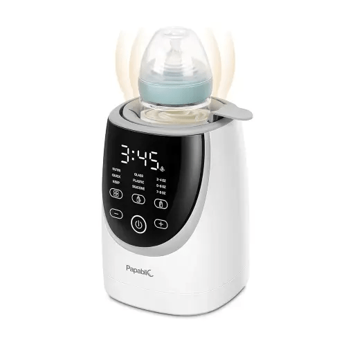 Papablic NutriWarm™ Swirlable Bottle Warmer – Advanced Nutrient-Preserving Warming Technology, Fast and Even Warming for Breastmilk & Formula, Precise Temperature Control, Easy to Use