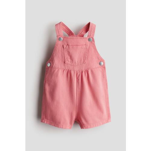 DENIM OVERALL SHORTS