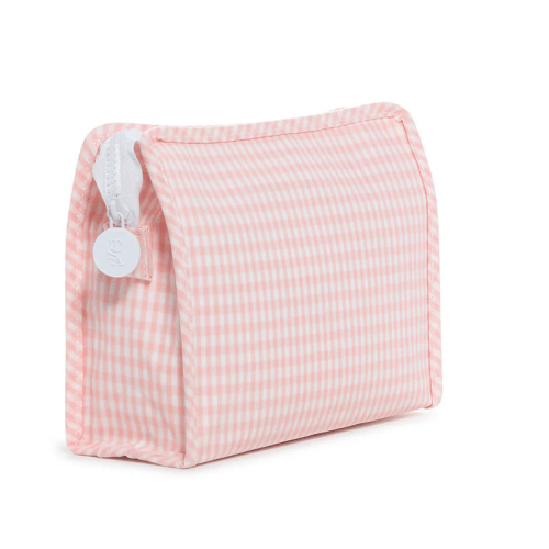 TRVL Roadie Medium Zip Pouch - Gingham Taffy