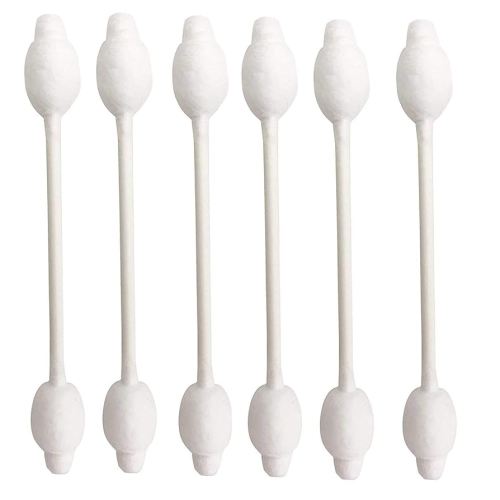 Baby Cotton Swabs, Organic Chlorine-Free Safety Swabs for Kids or Newborn Babies, 100% Biodegradable Gentle Baby Qtips, Cruelty-Free & Hypoallergenic Children Cotton Buds (4 packs of 55 ct. Total 220)