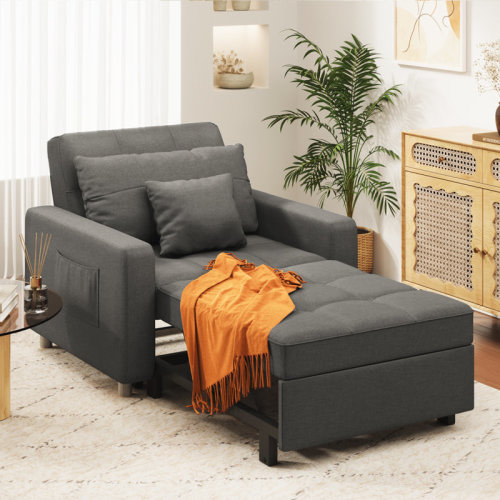 Mercury Row® Heckman 40" Sleeper Chair, 3-in-1 Convertible Chair Bed & Reviews | Wayfair